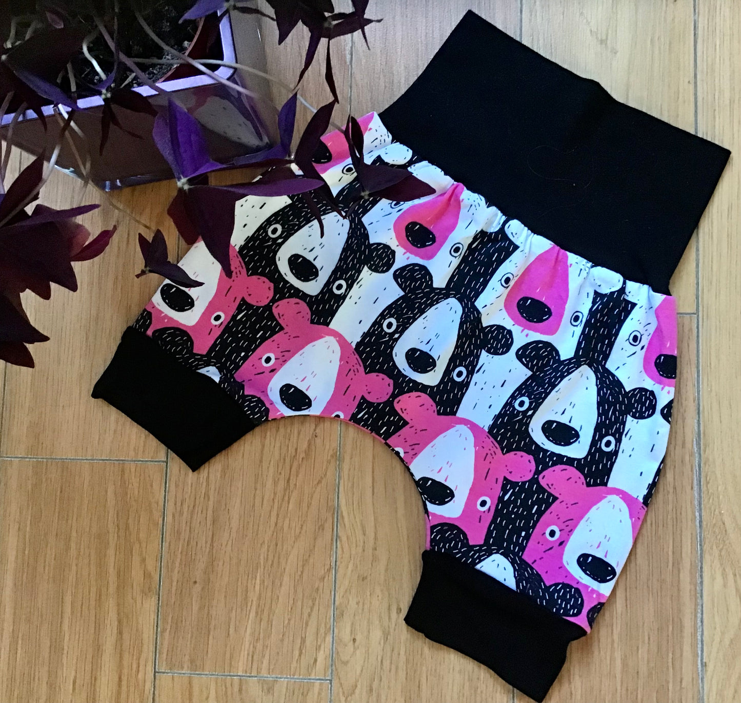 Hoodie et Sarouel évolutif les oursons prêt à partir G:6 à 36 mois (short non inclus)