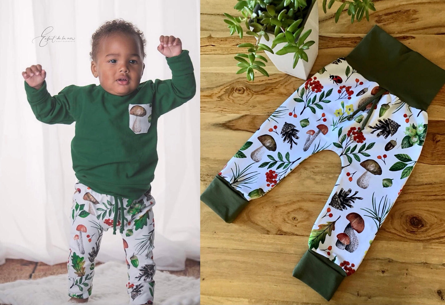 Scalable mushroom harem pants 🍄 ready to go