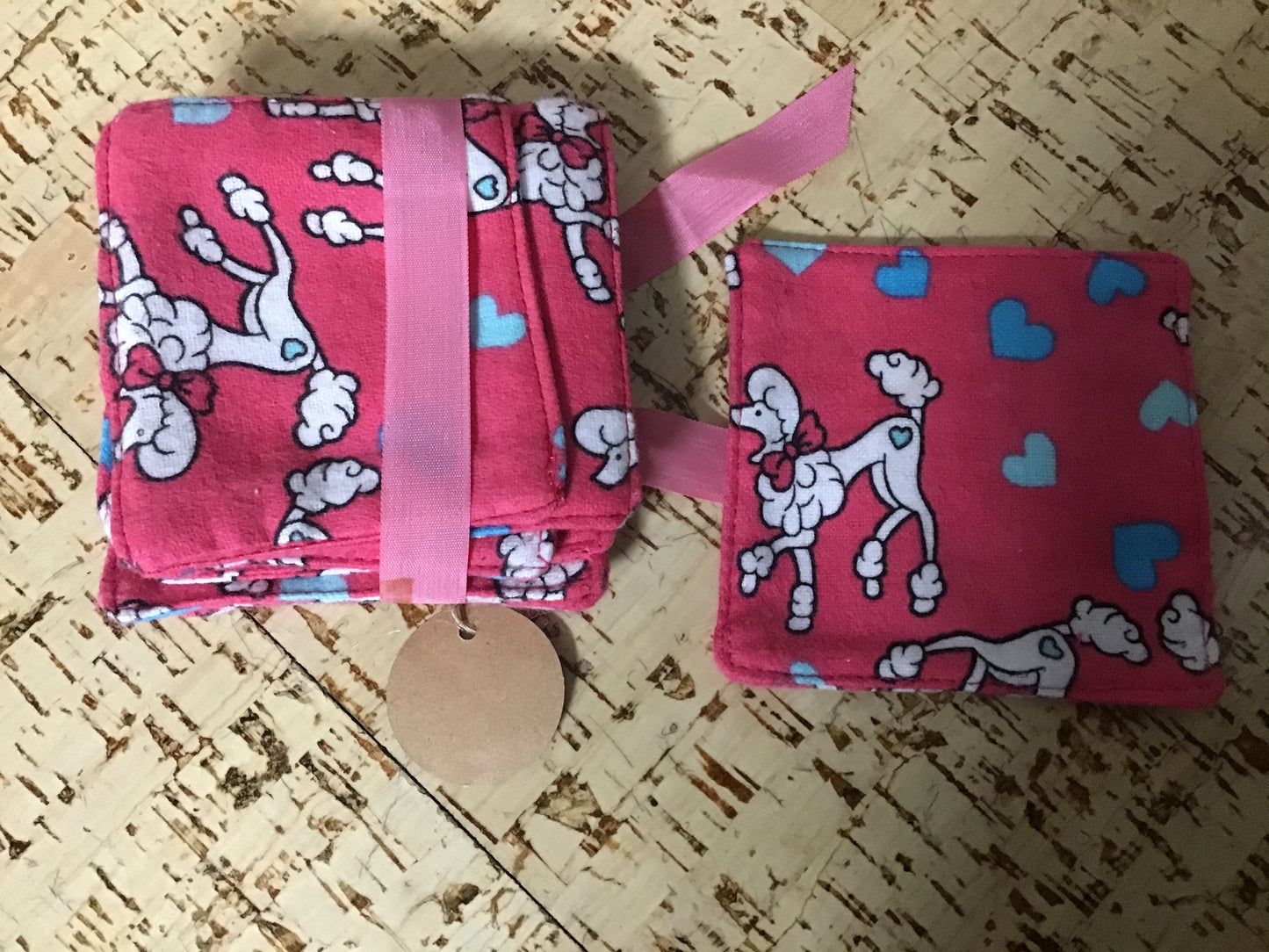 Flannel makeup remover wipes pack of 10 wipes