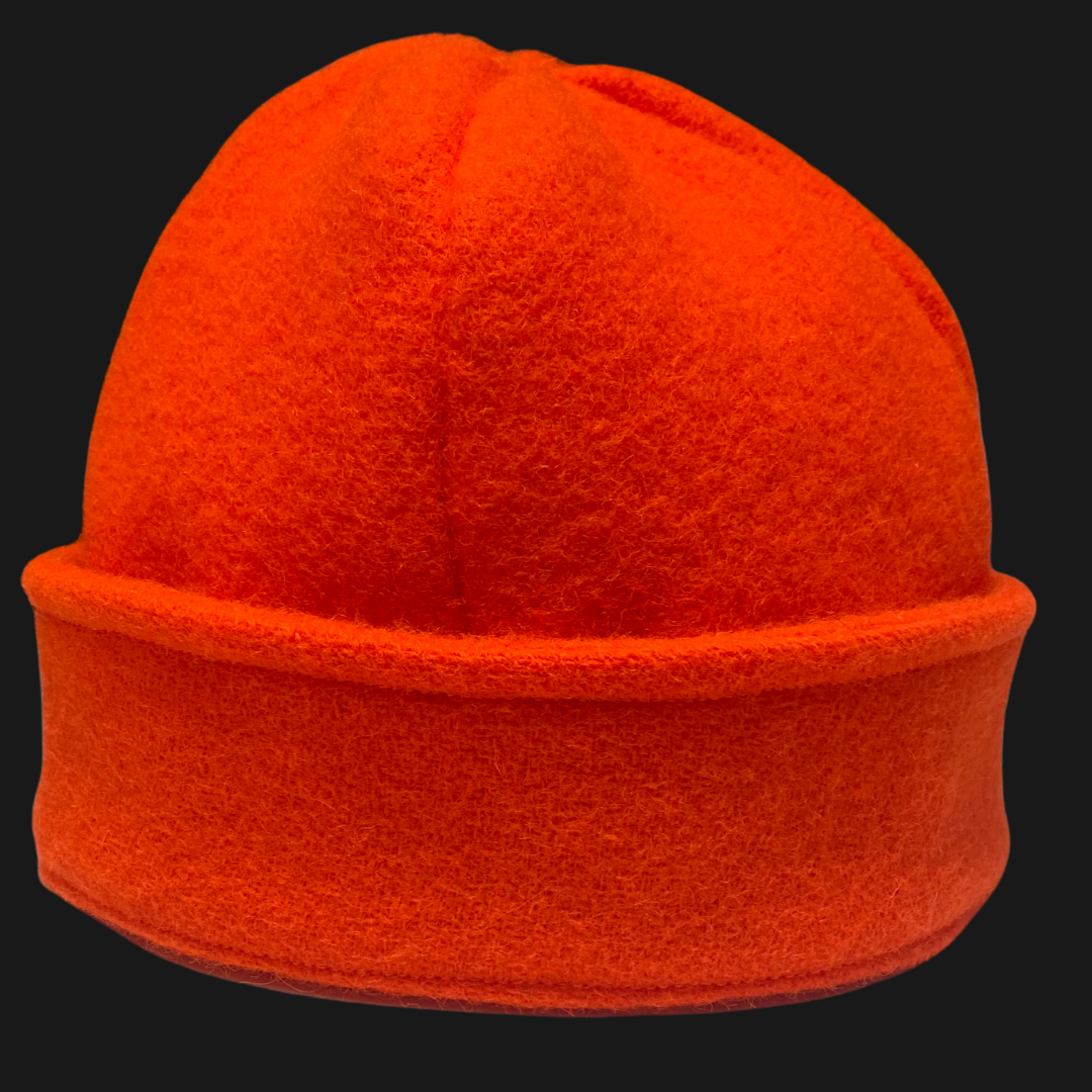 ELZI - Montreal Orange Cones wool beanie