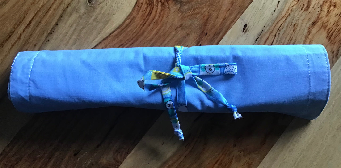 Placemat with napkin for lunch box