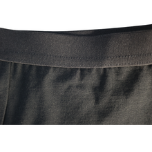 Charger l&#39;image dans la galerie, ELZI pour hommes - Boxers en merino noir - Elastique noir.
