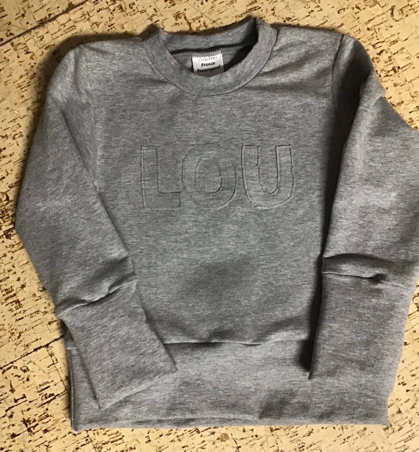 Evolutionary hoodie with child's first name