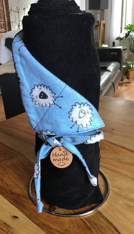Reusable flannel and terry cloth