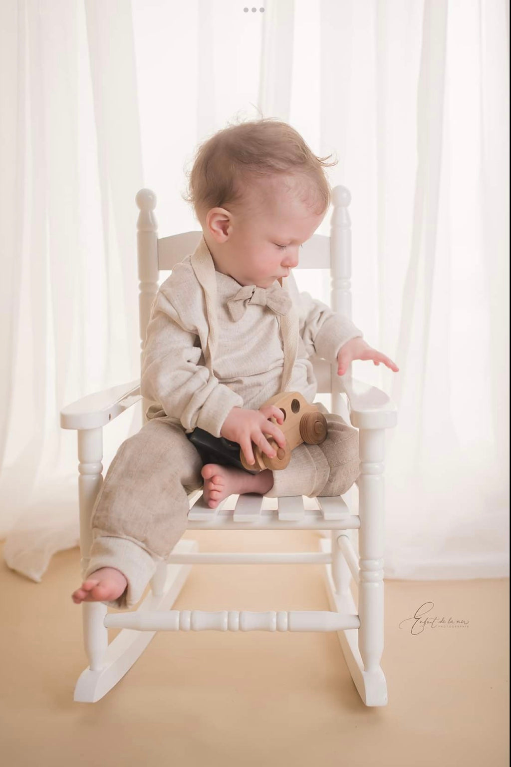 Linen harem pants and hoodie set gr: 6 to 36 months ready to go