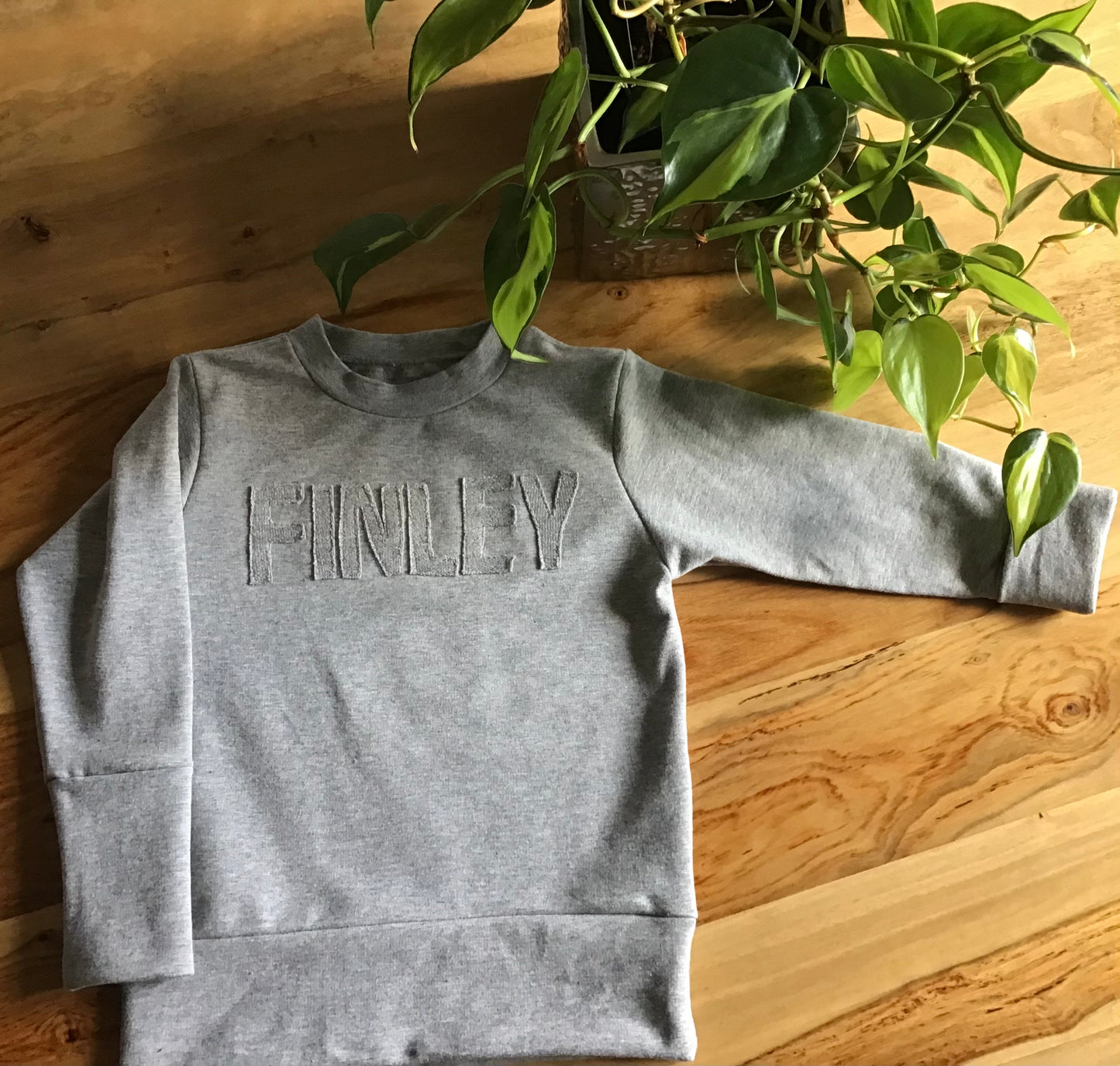 Evolutionary hoodie with child's first name